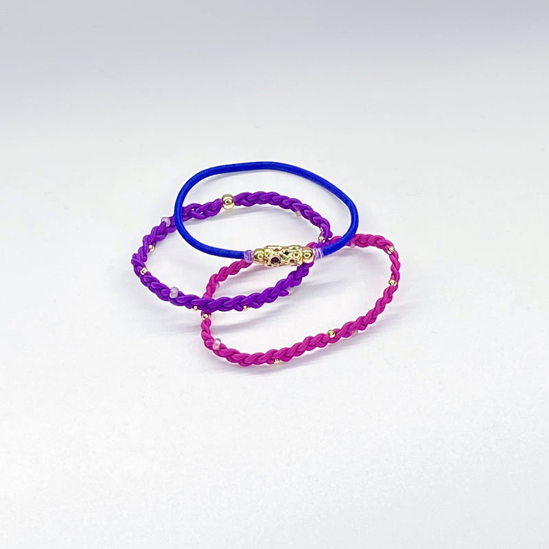 Carina's Collection - Celestial Gold Fill & Sapphire Bracelet Stack