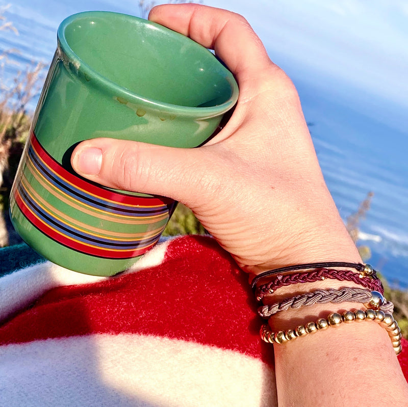 Mulled Mood - Cozy Fall Bracelet Stack with Gold Fill & Sapphire