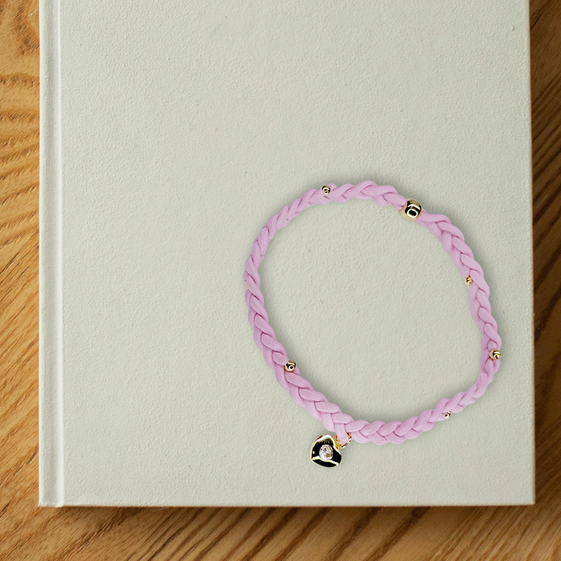 Heart Charm Bracelet - 14k Gold Filled Heart & Cubic Zirconia